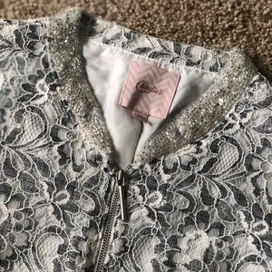 Candies Lightweight Lace Jacket